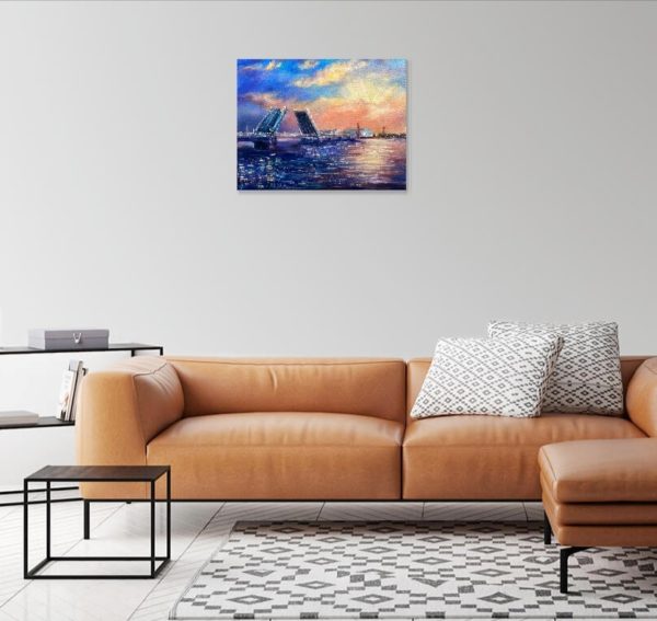 Summer Daybreak over Palace Bridge — interior visualization