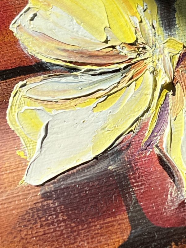 Detail (1) Вальс бабочек — фрагмент с жёлтой бабочкой