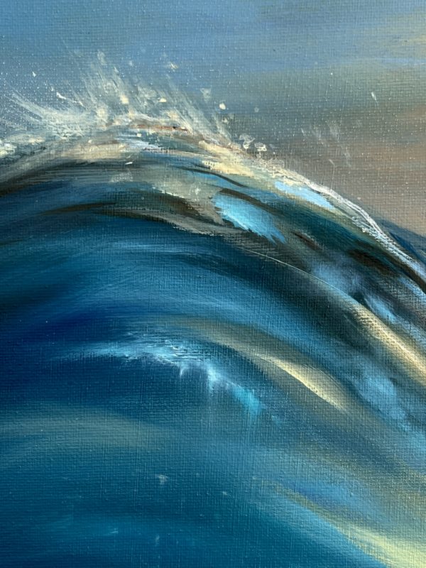 Detail2 Sunset Glow — detail, foaming crest