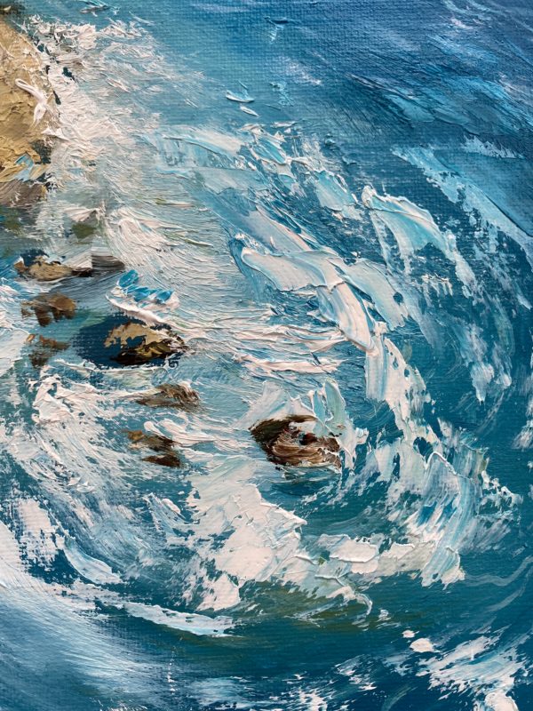 Detail2 Страж моря — фрагмент, прибой