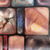 Detail3 Коллаж воспоминаний — фрагмент, тёплые тона мозаики