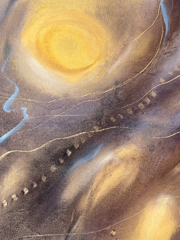 Detail_1 Пульсация — фрагмент, круги света