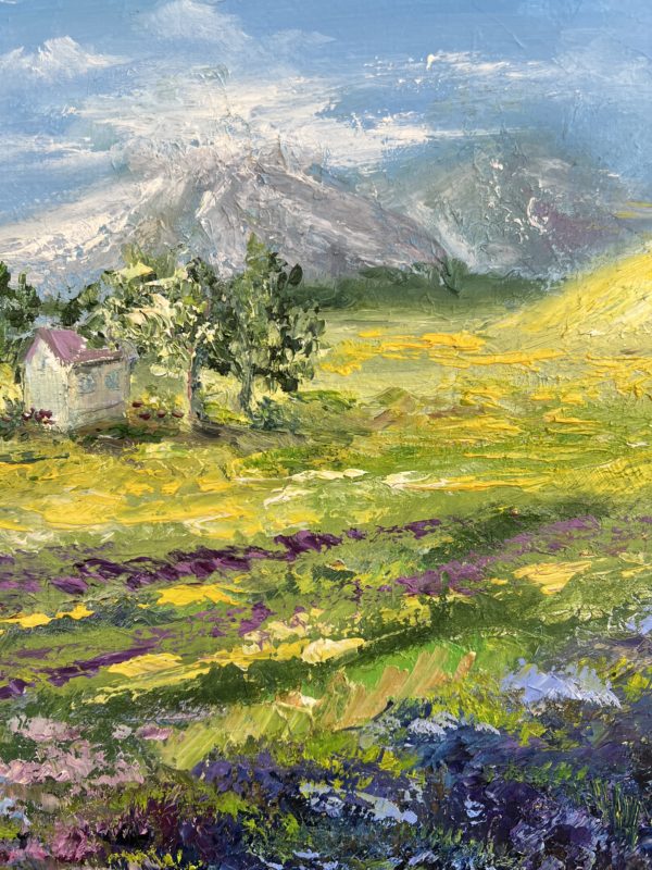 Dreaming of Provence — detail, hills and sky