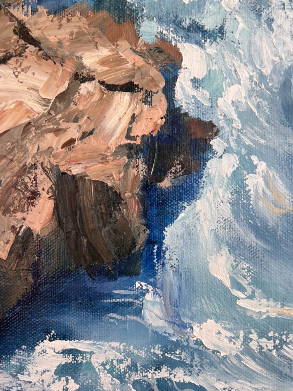Detail_2 Tidal Rhythm — detail, wave and rock