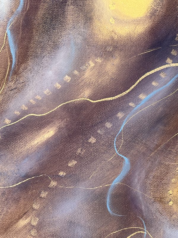 Pulsation — detail, impulses of energy