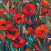 Detail_2 Маковая идиллия — фрагмент, фактура цветов