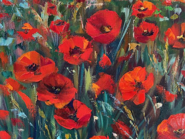 Poppies Infinity — detail, flower texture