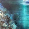 Moonlight Harbor — detail, harbor lights in the dark