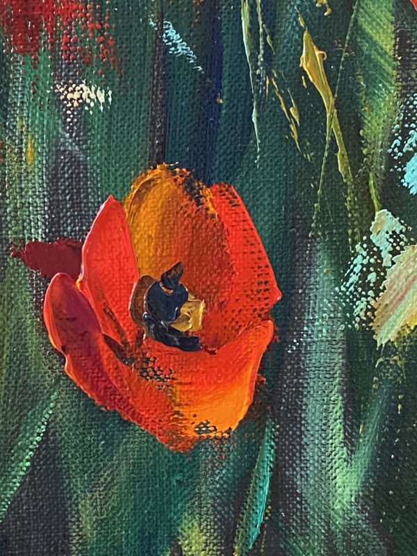 Detail_3 Маковая идиллия — фрагмент, поле и холмы