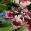 Detail_7 Cherry Blossom — detail, flowering branch on green
