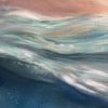 Переливы света — фрагмент, золотые блики на воде