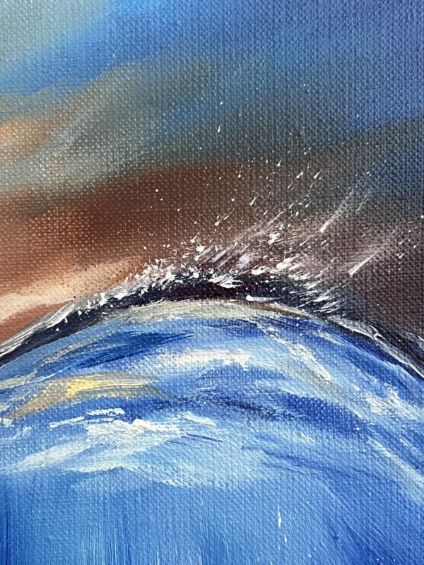 Details_3 Sapphire Radiance — detail, rising bubbles