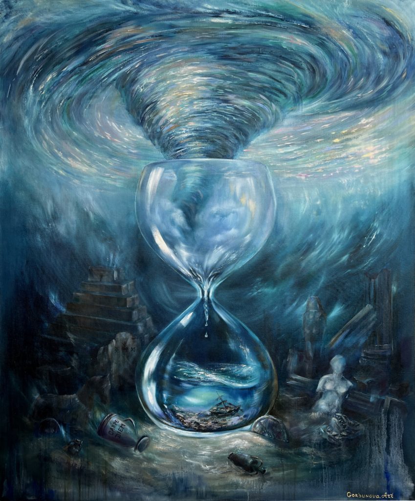 Carpe Diem — oil on canvas, The Sea Within series