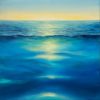 Aqua Glow — oil on canvas, Refractions series