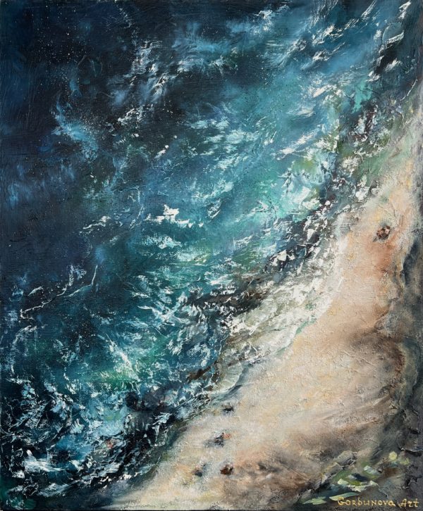 Sea Line — oil on canvas, Force of the Sea series