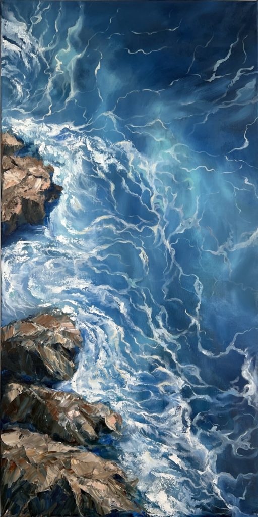 Tidal Rhythm — oil on canvas, Force of the Sea series