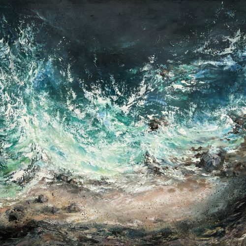Frontal Sea You — oil on canvas, Force of the Sea series