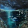 Frontal Лунная гавань — холст, масло, Морская стихия