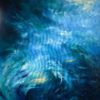 Frontal Ocean Breath — oil on canvas, The Sea Within series