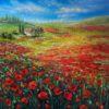 Poppies Infinity — oil on canvas