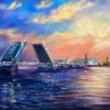 Summer Daybreak over Palace Bridge — oil on canvas