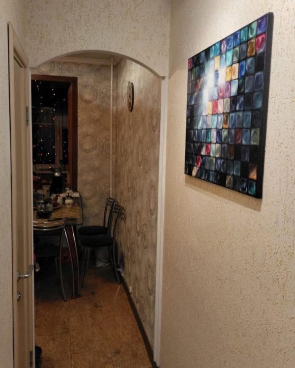 Mosaic of Memories — the painting in the collector's interior