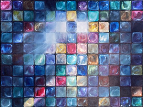 Mosaic of Memories — oil on canvas, Illusion of the Whole series
