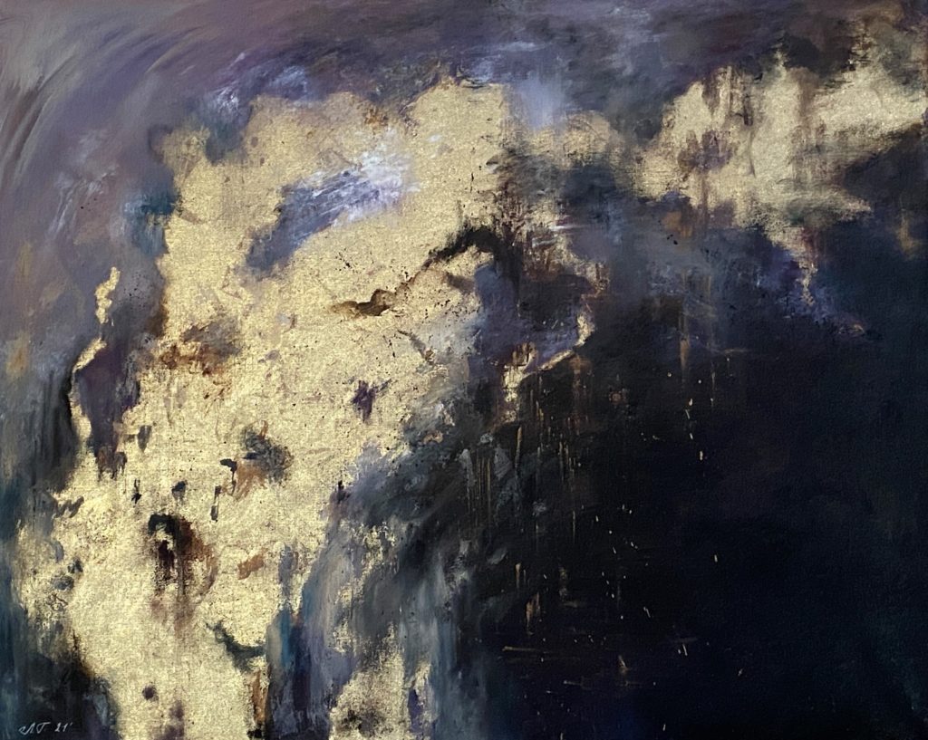 Contrasts — mixed media on canvas, Light of a Distant Star series