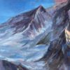 Детали 4 Rising — detail, mountain peaks against blue sky