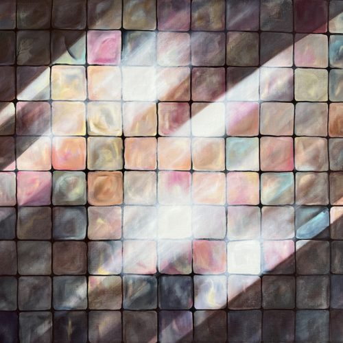 Frontal Touch of Light — oil on canvas, Illusion of the Whole series