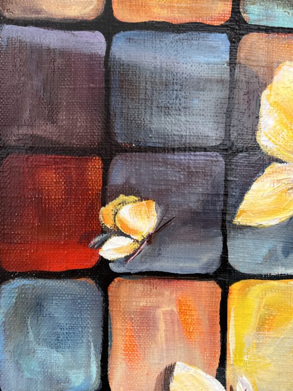 IMG_6313 Cantabile — blue and crimson mosaic fragments