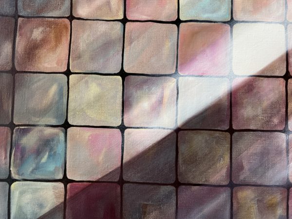 Touch of Light — texture of the cells where light meets shadow