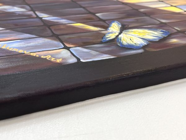 side Fragile: Handle with Care — side view
